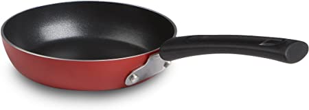 T-Fal A8310064 Specialty Nonstick Dishwasher Safe PFOA Free One Egg Wonder Fry Pan Cookware, 4.5-Inch, Red