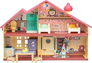 Bluey's Celebration Home, Help Celebrate Bluey's Birthday, with 11 Play Pieces of Removable Furniture and Accessories, Plus 1 Exclusive 6.3cm Bluey Figure