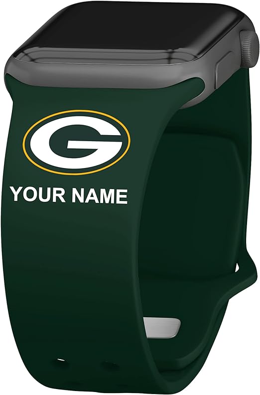 Game Time Green Bay Packers CUSTOM HD Watch Band Compatible with Apple Watch