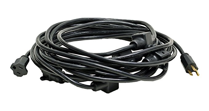 30-Foot 14/3 Multi-Outlet Extension Cord MOX Stinger - Stage Backlines, LED Uplighting, Booth Displays, Etc