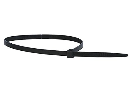 Monoprice Cable Tie 14 inch 50LBS, 100pcs/Pack - Black