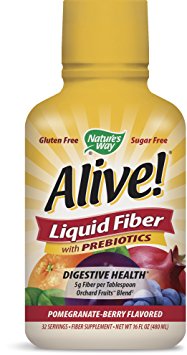 Nature's Way Alive! Liquid Fiber Pomegranate-Berry Flavor  32 servings 16 fl oz