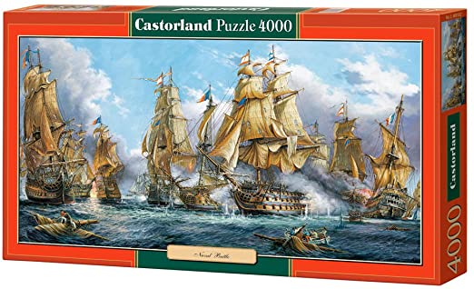Castorland CSC400102 Hobby Panoramic Naval Battle Jigsaw Puzzle, 4000 Pieces Set, Multicoloured