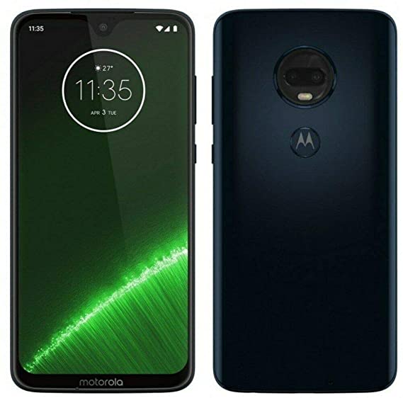 Motorola Moto G7 Plus XT1965-2 64GB Unlocked GSM Phone w/ Dual 16 MP & 5 MP Camera - Deep Indigo (Renewed)