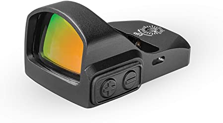 TRUGLO TRU-TEC Micro Sub-Compact Tactial Open Dot Sight, Green, Standard Mount