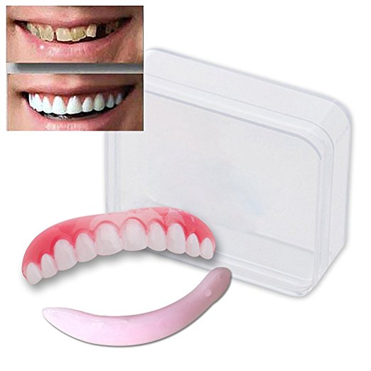 Instant Smile Comfortable Flex, New! A Size is The Most Suitable. Fix Your Smile at Home in A Matter of Minutes! 5-Minute Adult Beauty, Comfortable Beautiful Smile on The Veneer! (white)
