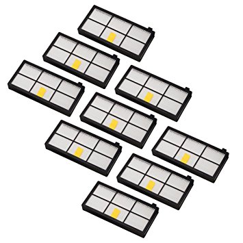 Neutop Hepa Filter Accessories for iRobot Roomba 880 870 860 980 960 805 800 900 Series, 9-Pack