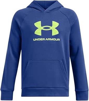 Under Armour Boys' Rival Fleece Big Logo Print Fill Hoodie