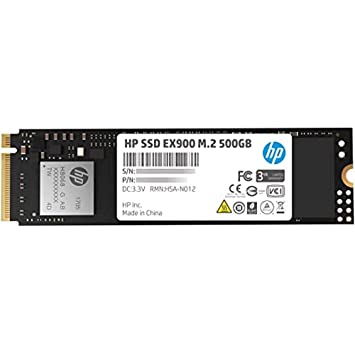 HP EX900 M.2 500GB PCIe 3.1 x 4 NVMe 3D TLC NAND Internal Solid State Drive (SSD)