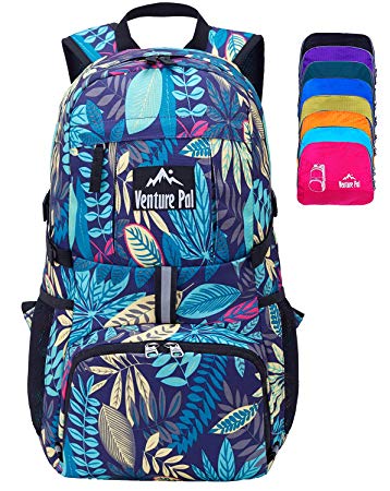 Venture Pal Lightweight Packable Durable Travel Hiking Backpack Daypack