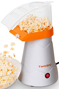 TWOBIU Popcorn Maker FDA Approved Popcorn Popper Popcorn Machine