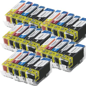Compatible Canon Printer Ink 220 221 Cartridges Combo Pack of 25