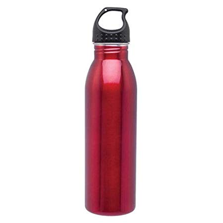 Simply Green Solutions Slim Line Stainless Steel Water Bottle Canteen - 24oz. Capacity