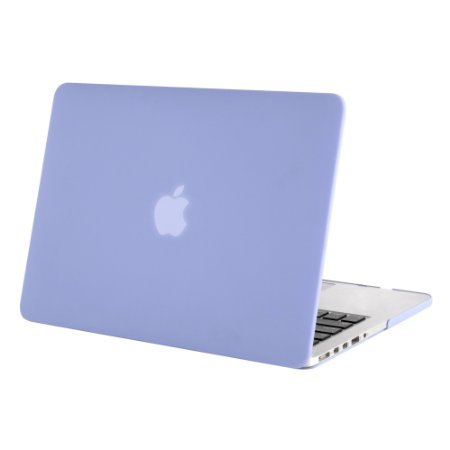 Mosiso MacBook Pro 13 Retina Case (NO CD-ROM Drive), Soft-Touch Plastic Hard Case Cover for MacBook Pro 13.3" with Retina Display A1502/A1425 (NEWEST VERSION) with One Year Warranty (Serenity Blue)