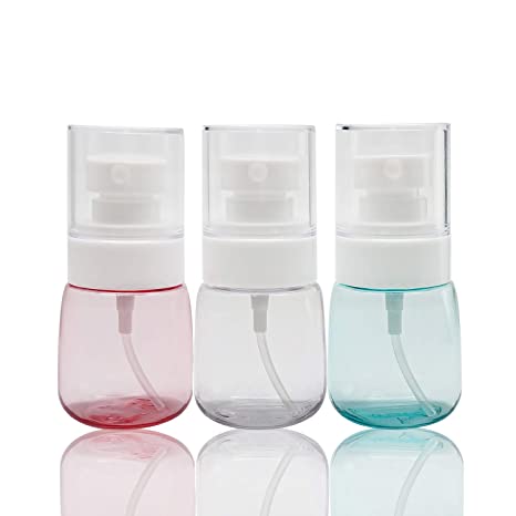 3 pcs 1oz Mist Spray Bottles 30 ml Fine Mist Small Spray Bottle Empty Clear Travel Containers Water Mist Sprayer.