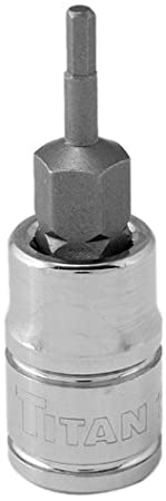 Titan 15602 1/4-Inch Drive x 2mm Hex Bit Socket