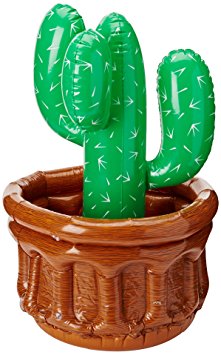 Inflatable Cactus Cooler (holds apprx 24 12 - Oz cans) Party Accessory (1 count) (1/Pkg)