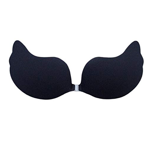 Dacawin Women Sexy Strapless Instant Breast Lift Invisible Silicone Push Up Bra