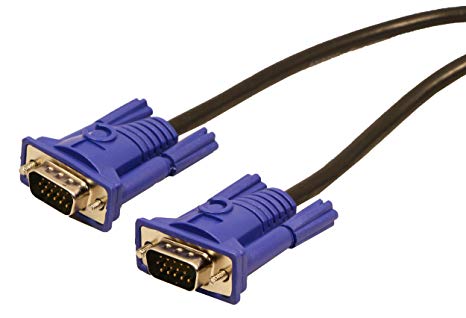 VGA Cable 50ft - Computer / Monitor / Projector / PC / TV Cord 15 PIN, 50 Feet Long Video Cord - TP119 ...