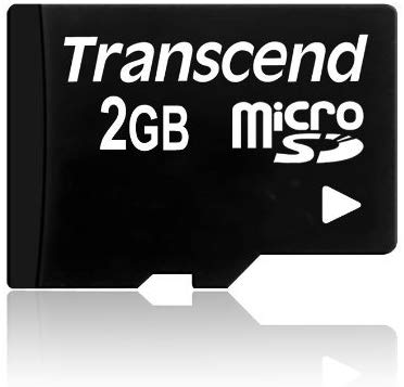 Transcend 2 GB microSD Flash Memory Card (Without SD Adapter) TS2GUSDC