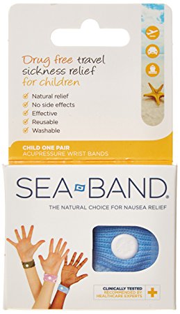 Sea-band Accupressure Wrist Band For All Types Of Nausea - Child Size, (Various Colours)