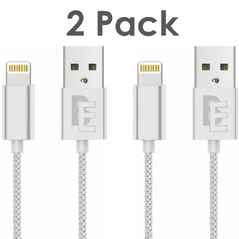 Apple MFI Certified Beam ElectronicsTM Lifetime GuaranteeiPhone 5 and 6 Charging Cable 8 Pin to USB Lightning CableDataSync Cable and Charger for Apple iPhone 5 5S 6 6iPodiPad N 6 Foot 2 Pack
