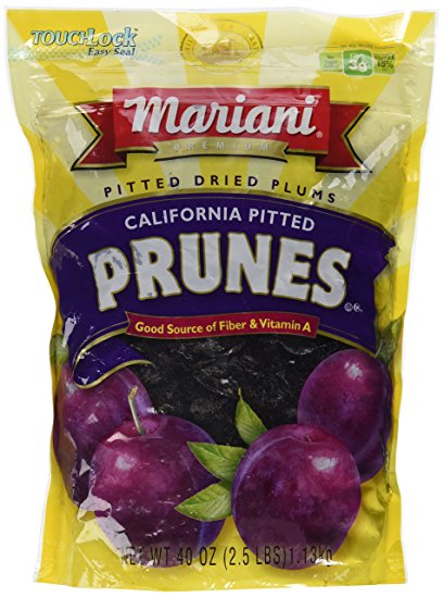 Mariani Pitted Dried Prunes - 40 Oz. Bag