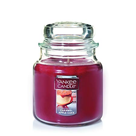 Yankee Candle Medium Jar Candle, Caramel Apple Cake