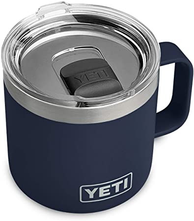 YETI Rambler 14 oz Mug, Vacuum Insulated, Stainless Steel with MagSlider Lid