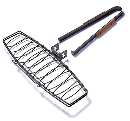 Charcoal Companion Ultimate Nonstick Fish-Grilling Basket