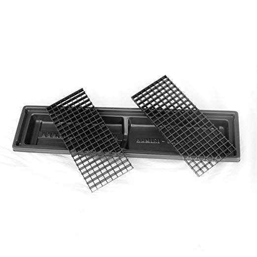 Humidity Tray for Bonsai, Orchids, Other Plants HT-105 H-2 1/4' x L-26 1/4' x W-6 1/2' Black