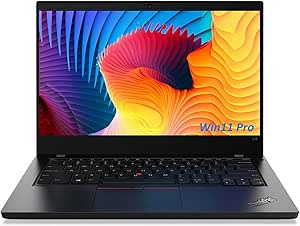 Lenovo ThinkPad L14 Business Laptop Computer, 14in Laptop L14, AMD Ryzen3 4450, 16GB RAM, 256GB SSD, Win11 pro(Renewed)