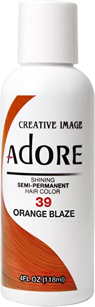 Adore Shining Semi Permanent Hair Colour, 39 Orange Blaze