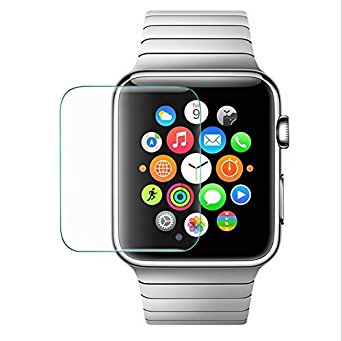 38mm Screen Protector for Apple Watch iWatch, YaSaShe 0.2mm 2.5D Tempered Glass Film