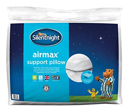 Silentnight "Air Max" Pillow, Polyester, White