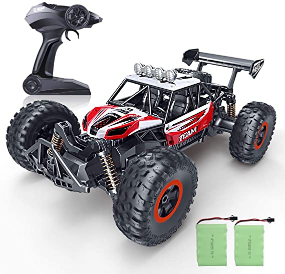 SPESXFUN RC Car, 2020 Newest 1:14 Scale High Speed Remote Control Car, 2.4Ghz Off Road RC Trucks with Two Rechargeable Batteries, Electric Toy Car for All Adults & Kids