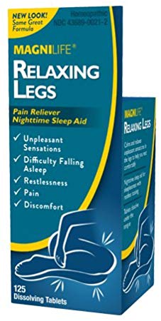 MagniLife Relaxing Leg Calming Tablets: Relief from Pain, Restlessness, Discomfort, Shooting, Jittery Sensations and Sleep Aid (125 Count Tablets)