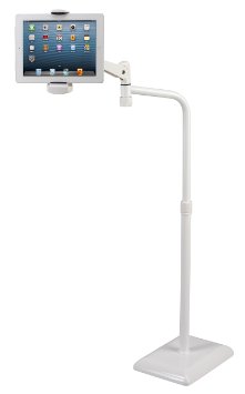 ide Height Adjustable 360 Degree Rotating Floor Stand for Tablets ICFTS01W