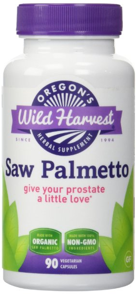 Organic Saw Palmetto - Prostate Support 90 capsOregons Wild Harvest