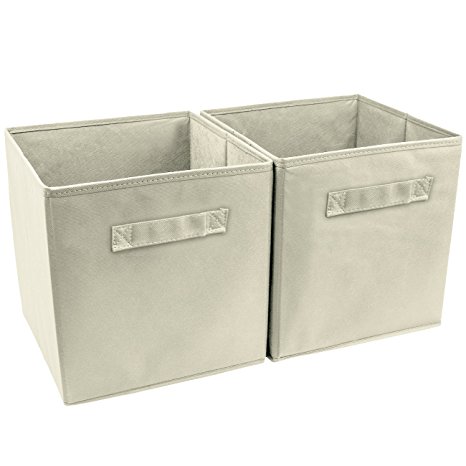 Sorbus Foldable Storage Cube Basket Bin (2 Pack)
