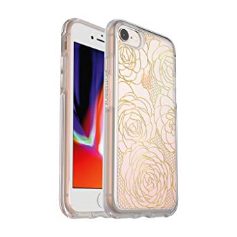 OtterBox Symmetry Series Case for iPhone 8 & iPhone 7 (NOT Plus) - Retail Packaging - Camelia Clear
