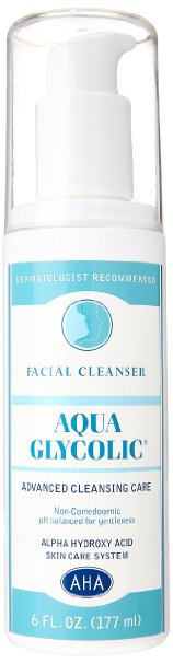 Aqua Glycolic Facial Cleanser 6 oz