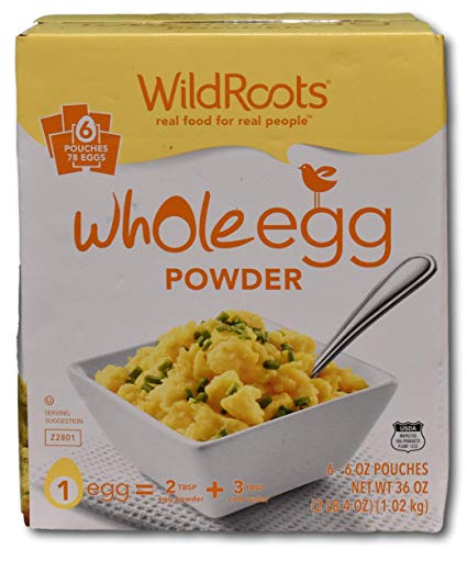 WildRoots Whole Egg Powder Made with Real Egg for Real People