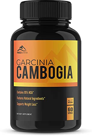 Insanely Potent 95% HCA Garcinia Cambogia Pure Extract Weight Lose Aid. Decrease Appetite Increase Energy & Burn Fat Naturally. A WHOPPING 1400mg 95% HCA with Potassium 60 Capsules