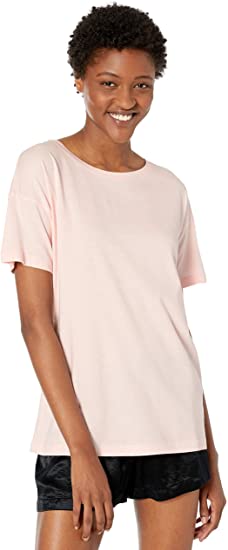 Amazon Brand - Mae Women's Cotton Modal Oversized Lounge T-Shirt