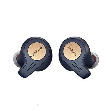 Jabra Elite Active 65t Alexa Enabled True Wireless Sports Earbuds with Charging Case  – Copper Blue