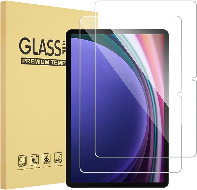 Soke Screen Protector for Samsung Galaxy Tab S9 / S8 / S7 11", Tempered Glass Film Anti- Scratch S Pen Compatible for Galaxy Tab S9 11 Inch [2 Pack]