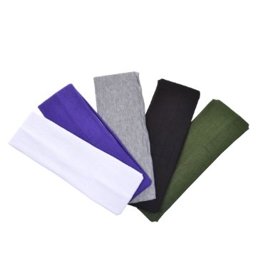 Cosmos 8 PCS Stretchy Cotton Yoga Headband