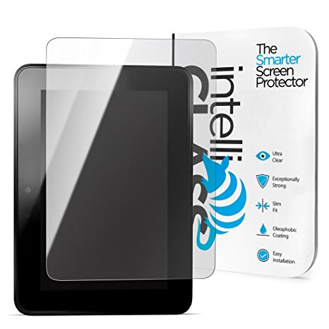 Kindle Oasis intelliGLASS HD - The Smarter Kindle Glass Screen Protector by intelliARMOR To Guard Against Scratches and Drops. HD Clear With Max Touchscreen Accuracy.