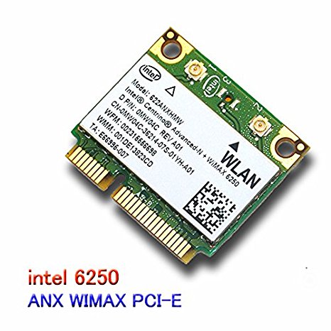 Intel Wifi Wimax Link 6250 ANX WIMAX Wireless Card 622ANXHMW 802.11a/b/g/n 300 Mbps MIMO